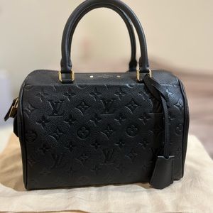Louis Vuitton Speedy Bandoulière 25 Empreinte leather